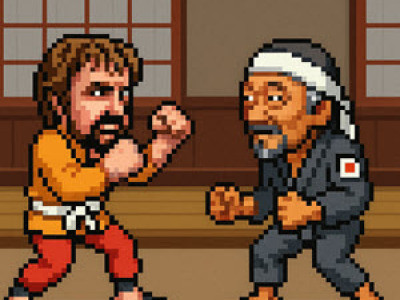 Karate Bros background