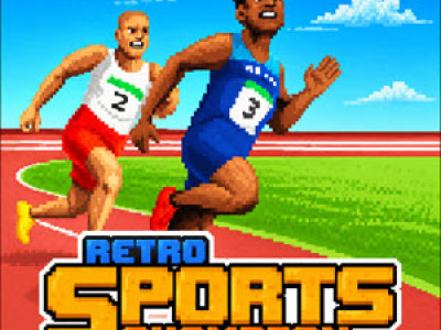 Retro Sports Champion background